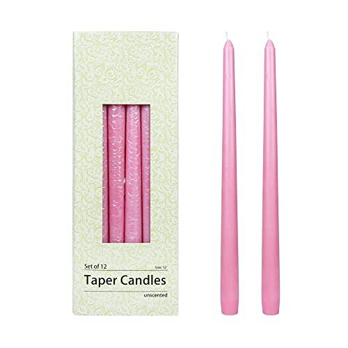 Zest 12-Inch Pink Taper Candles: $12.83 Zest 12-Inch Pink Taper Candles: $12.83