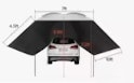 SucceBuy 7 x 10-Foot Retractable Car Awning for $70 + free shipping