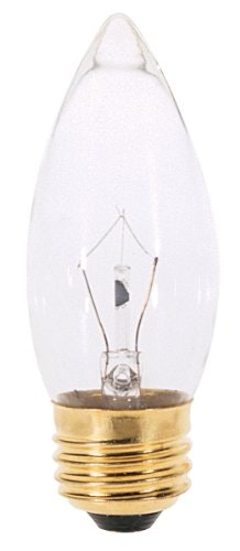 Satco 25-Watt B11 Medium Base 130V Light Bulb: $6.37