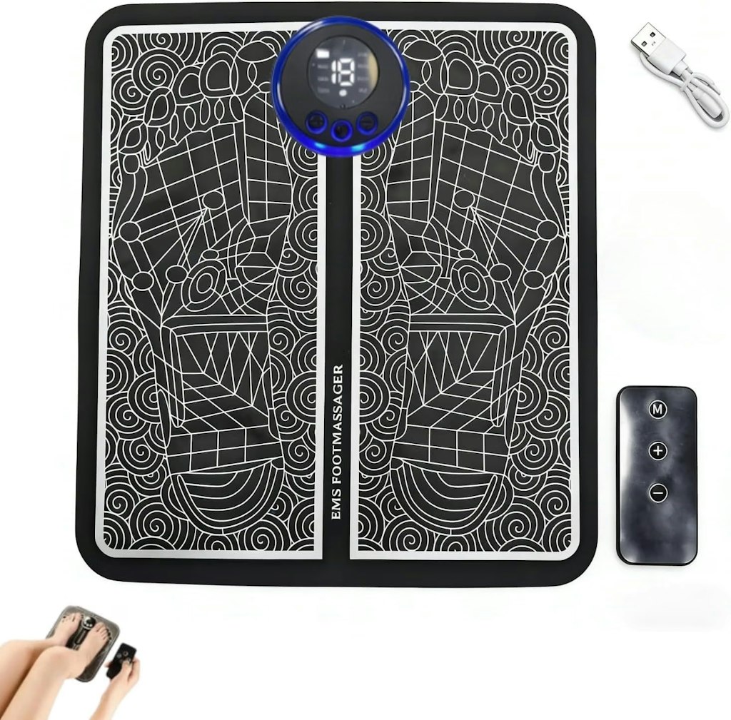 ZoRhael Foot-Stimulating Massage Mat with Remote: $11.49