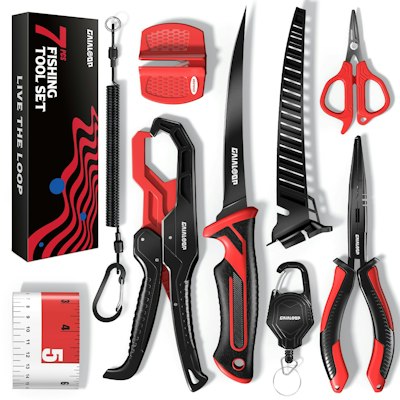Gaialoop 7-Piece Fishing Tool Kit for $25 + free shipping w/ Prime