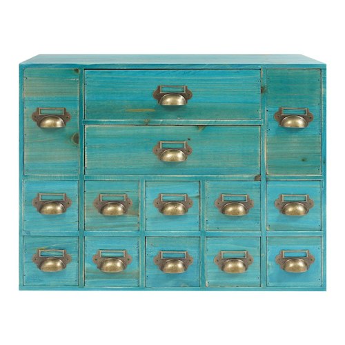 Gracie Oaks 14-Drawer Storage Cabinet for $63 + free shipping