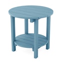 Highland Dunes Allurine 18" W HIPS Plastic Outdoor Side Table for $61 + free shipping