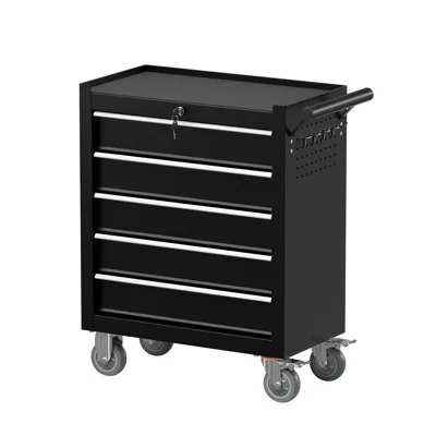 WFX Utility 31.1" 5-Drawer Metal Rolling Tool Box: $180
