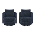 Thomasville Davos Swivel Chairs 2-Pack for $380 + free shipping