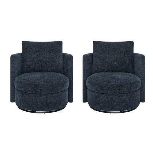 Thomasville Davos Swivel Chairs 2-Pack for $380 + free shipping