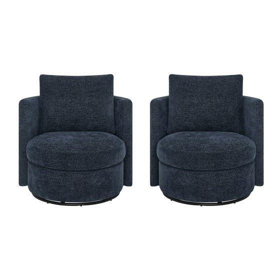Thomasville Davos Swivel Chairs 2-Pack: $380 Thomasville Davos Swivel Chairs 2-Pack: $380