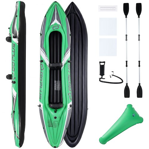Goplus Inflatable Kayak 2-Person Kayak for $120 + free shipping