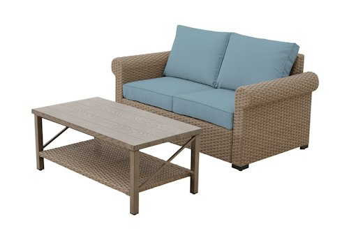 allen + roth Emerald Cove 2-Piece Patio Conversation Set for $175 + free shipping