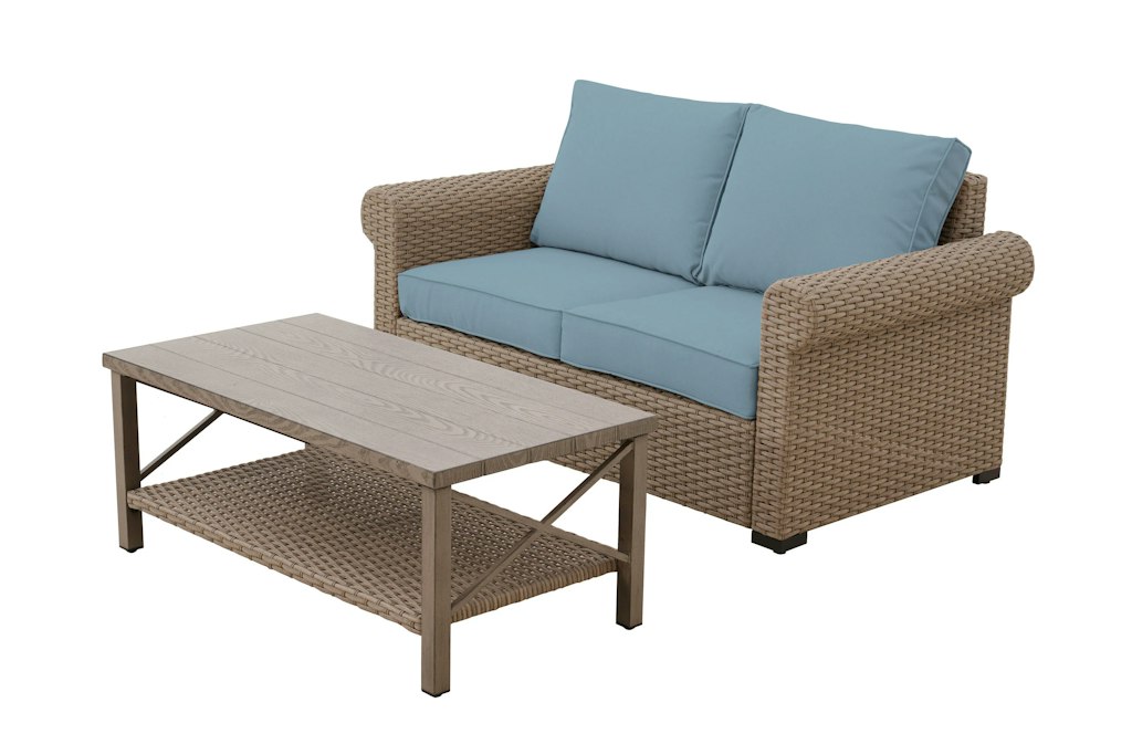 allen + roth Emerald Cove 2-Piece Patio Conversation Set: $175 allen + roth Emerald Cove 2-Piece Patio Conversation Set: $175