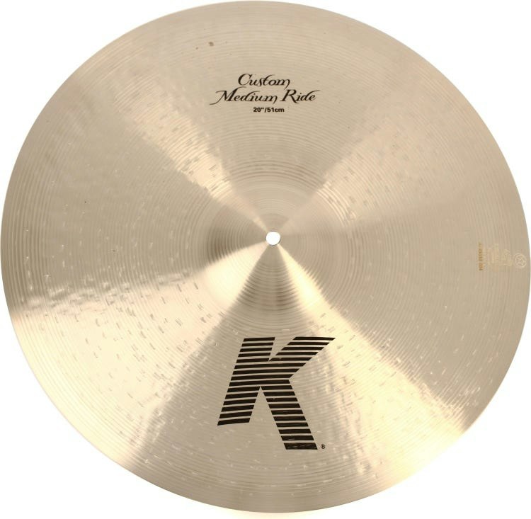 Zildjian K Custom Medium Ride 20" Cymbal: $495