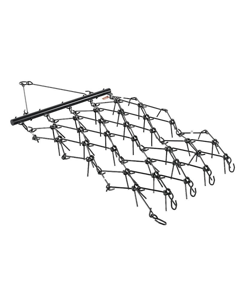 Vevor 4 x 5.6-Foot Chain Drag Harrow with 80 Teeth: $220