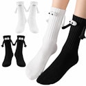 2 Pairs of Magnetic Holding Hands Socks for $13 + free shipping w/ Prime