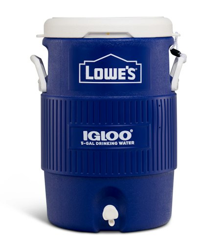 Lowe's 5-Gallon Insulated Beverage Cooler for $28 + free shipping