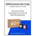 HP Instant Ink $100 Prepaid Card for $80 + email delivery