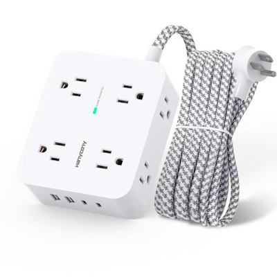 Hanycony Surge Protector Power Strip for $10 + free shipping w/ Prime