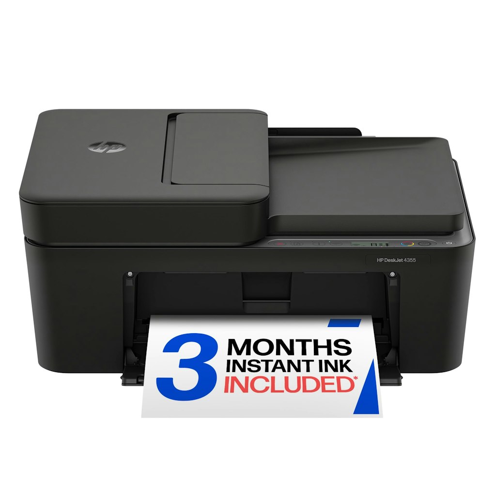 HP DeskJet 4355 Wireless All-in-One Color Inkjet Printer: $60