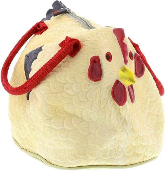 Rubber Chicken Hen Handbag: $30