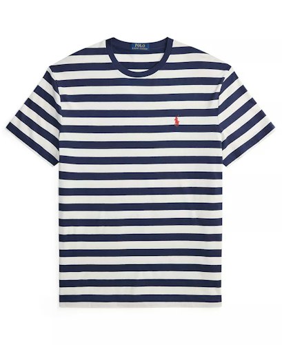 Polo Ralph Lauren Men's Classic-Fit Stripe T-Shirt (XL only) for $20 + free shipping w/ $39
