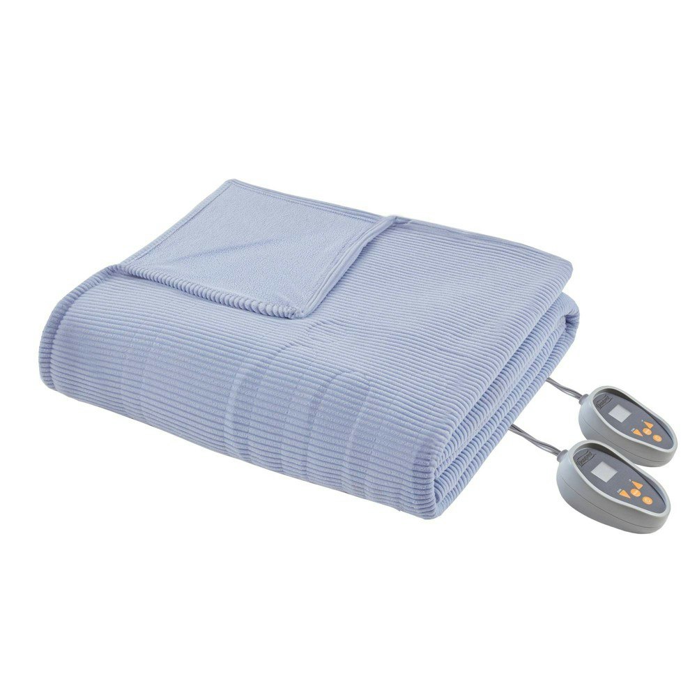 Beautyrest Queen Knitted Micro Fleece Electric Heated Blanket: $94.99 Beautyrest Queen Knitted Micro Fleece Electric Heated Blanket: $94.99
