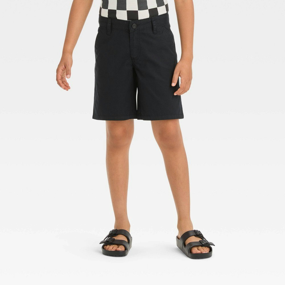 Cat & Jack Boys' Flat Front Chino Shorts 6 Slim: $12 Cat & Jack Boys' Flat Front Chino Shorts 6 Slim: $12