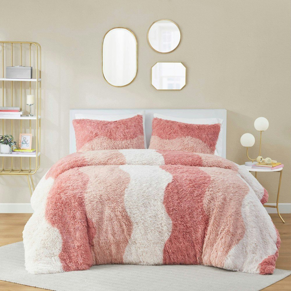 Intelligent Design Rachel Ombre Shaggy Faux Fur King/California King Comforter Set: $72.99 Intelligent Design Rachel Ombre Shaggy Faux Fur King/California King Comforter Set: $72.99
