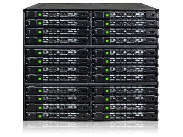 Icy Dock ToughArmor 24-Bay 2.5-inch SAS/SATA SSD/HDD Backplane Cage: $761.52