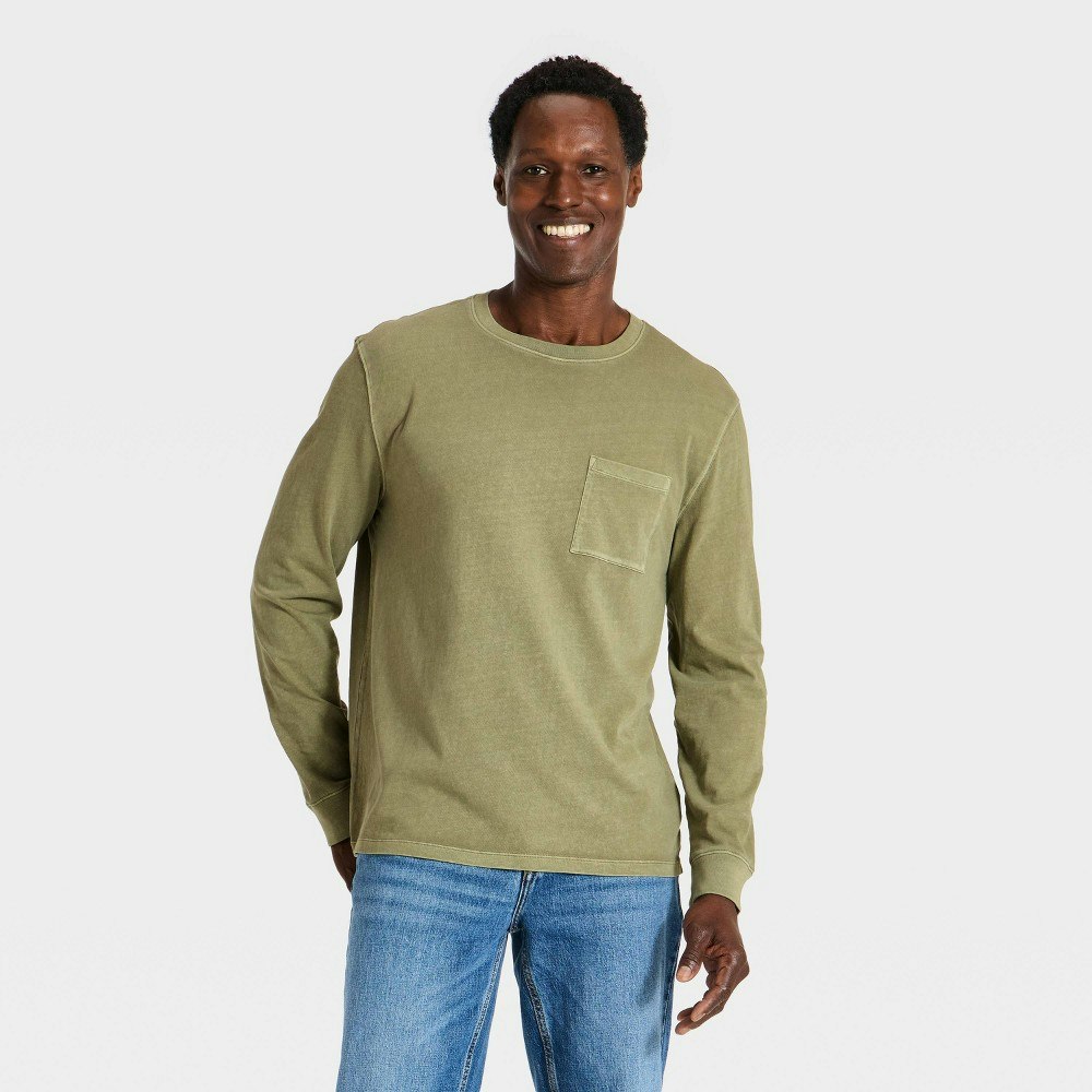 Goodfellow & Co. Men's Vintage Relaxed Fit Long Sleeve Pocket T-Shirt: $20 Goodfellow & Co. Men's Vintage Relaxed Fit Long Sleeve Pocket T-Shirt: $20