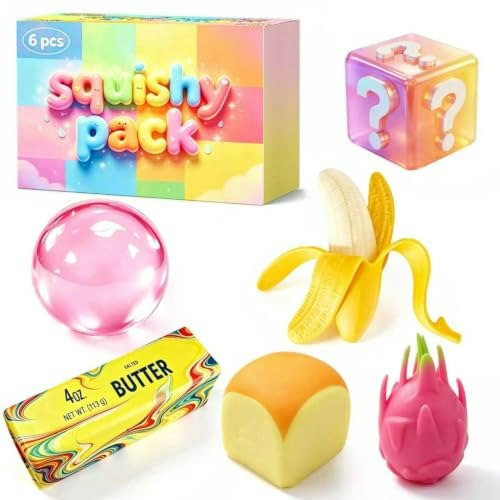 Squishy Sensory Fidget Toy 6-Pack: $25.49 Squishy Sensory Fidget Toy 6-Pack: $25.49
