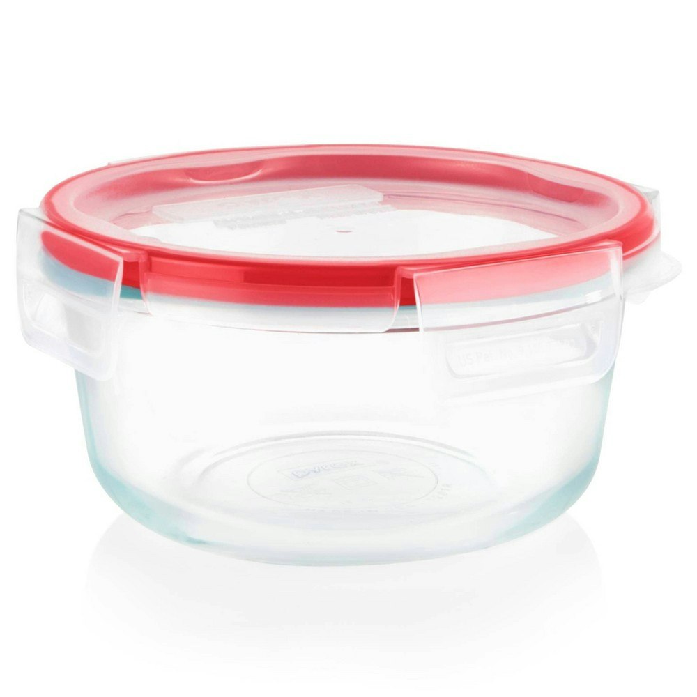 Pyrex Freshlock 4-Cup Round Glass Food Storage Container: $6.49 Pyrex Freshlock 4-Cup Round Glass Food Storage Container: $6.49