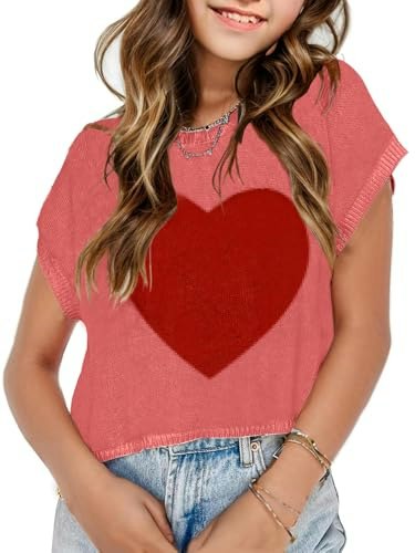 Girls Cap Sleeve Colorblock Crop Sweater Top: $12.73 Girls Cap Sleeve Colorblock Crop Sweater Top: $12.73