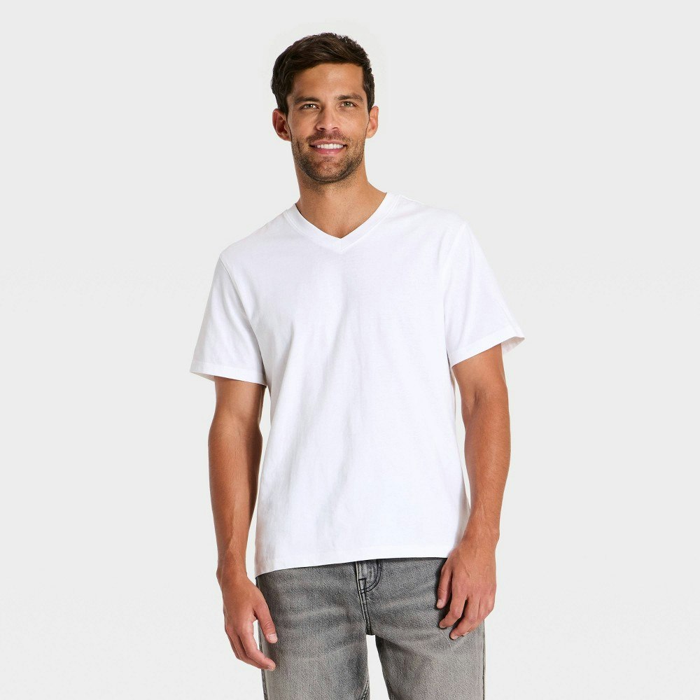 Goodfellow & Co Men's Cotton V-Neck T-Shirt: $10 Goodfellow & Co Men's Cotton V-Neck T-Shirt: $10