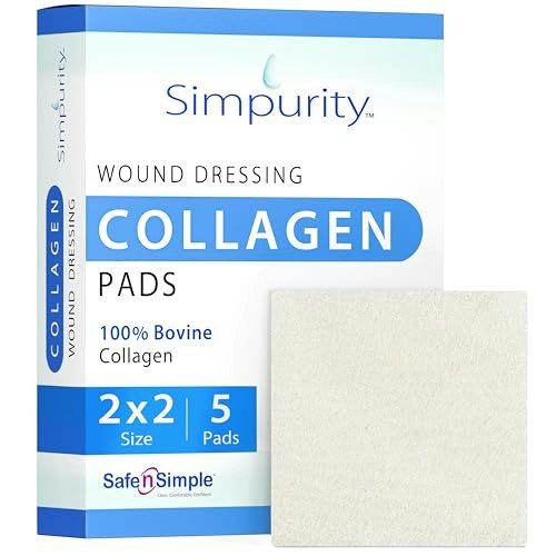 Simpurity 2" x 2" Collagen Wound Dressing Pads 5-Pack: $33.99 Simpurity 2" x 2" Collagen Wound Dressing Pads 5-Pack: $33.99