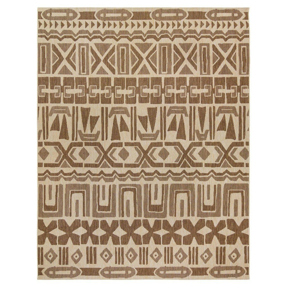 Reyn Spooner 9x13-Foot Kona Coast Kappa Flatweave Indoor Outdoor Rug: $241.99