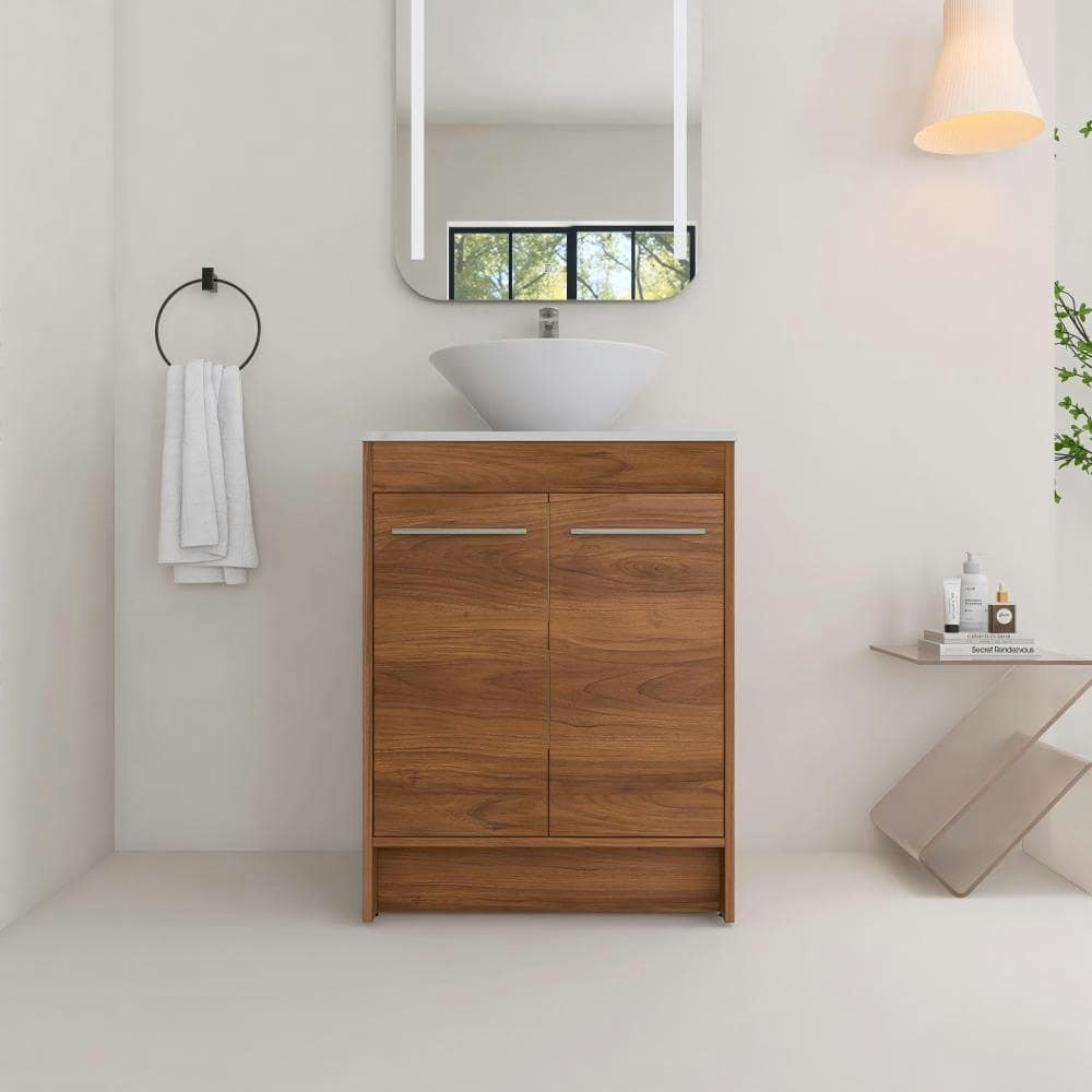 24-Inch Freestanding Single Bath Vanity with Ceramic Top: $664.05 24-Inch Freestanding Single Bath Vanity with Ceramic Top: $664.05