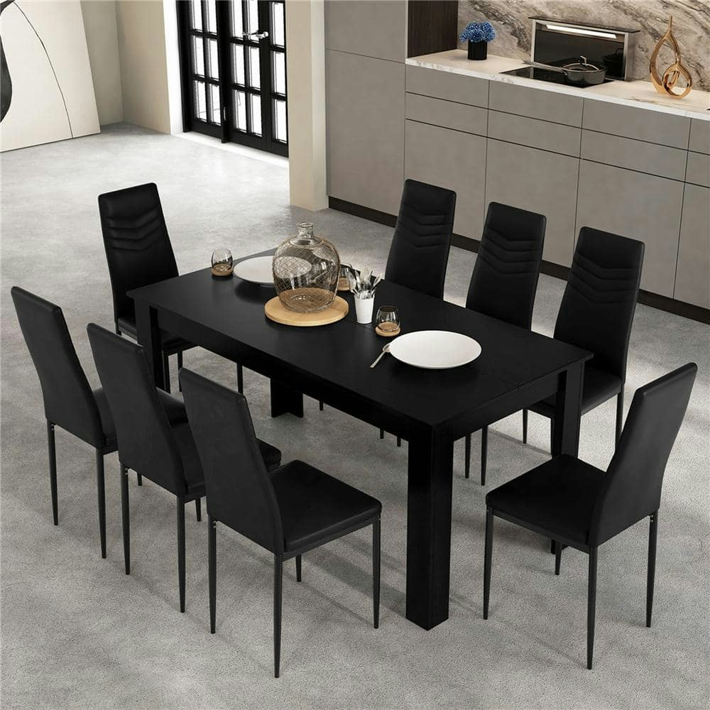 9-Piece Rectangular Wood Dining Room Set for 8: $417.09 9-Piece Rectangular Wood Dining Room Set for 8: $417.09