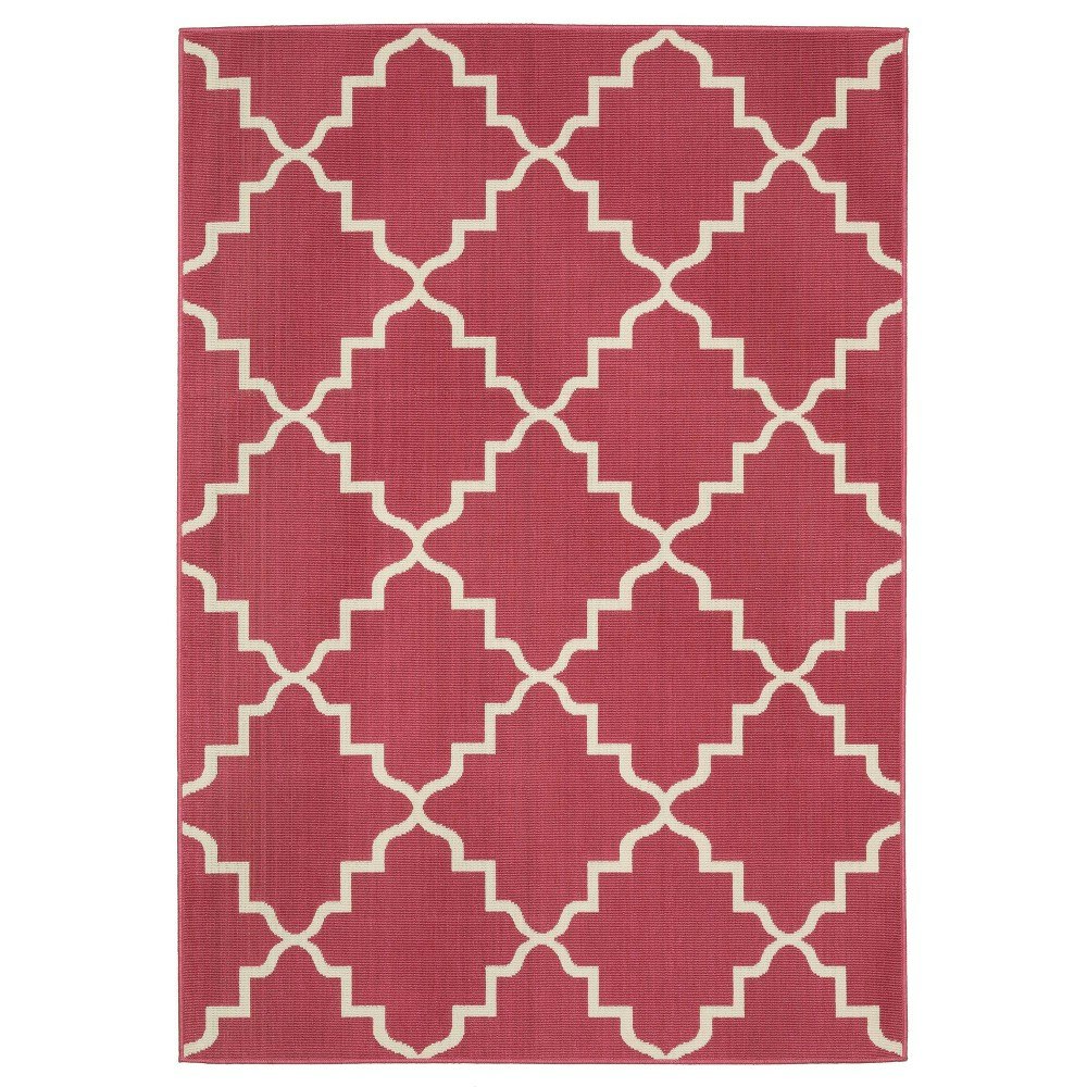 Captiv8e Designs 5'3"x7'3" Hilo Scalloped Lattice Area Rug: $99.99 Captiv8e Designs 5'3"x7'3" Hilo Scalloped Lattice Area Rug: $99.99