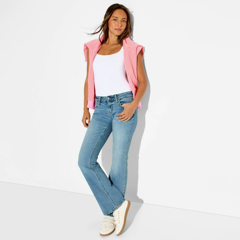 Wild Fable Women's Low-Rise Baby Boot Jeans: $32 Wild Fable Women's Low-Rise Baby Boot Jeans: $32