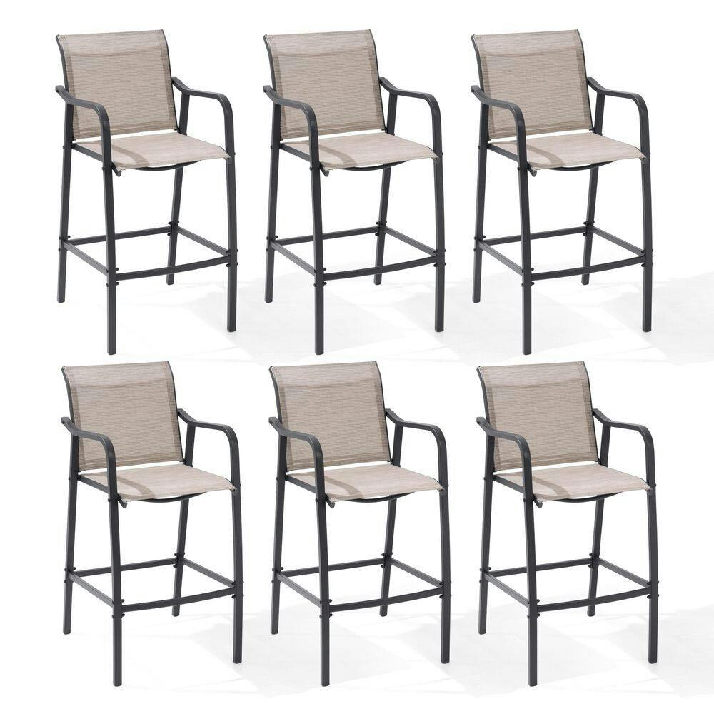 Metal Outdoor Bar Stool 6-Pack: $339 Metal Outdoor Bar Stool 6-Pack: $339