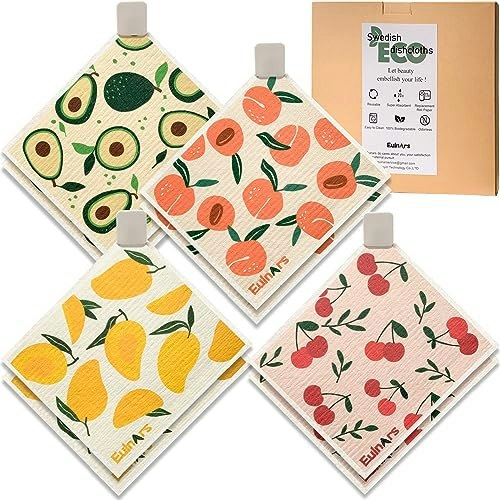 Eulnars Swedish Dishcloths 8-Pack: $13.58 Eulnars Swedish Dishcloths 8-Pack: $13.58