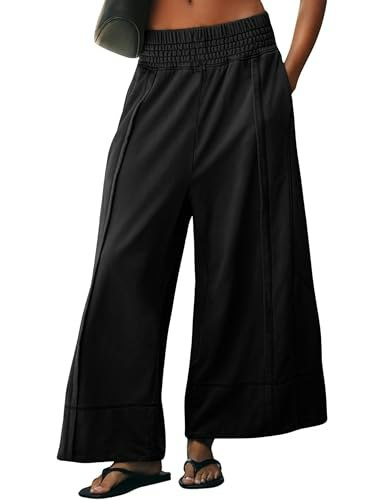 Taqcux Women's Cotton Wide Leg Palazzo Sweatpants: $33.98 Taqcux Women's Cotton Wide Leg Palazzo Sweatpants: $33.98