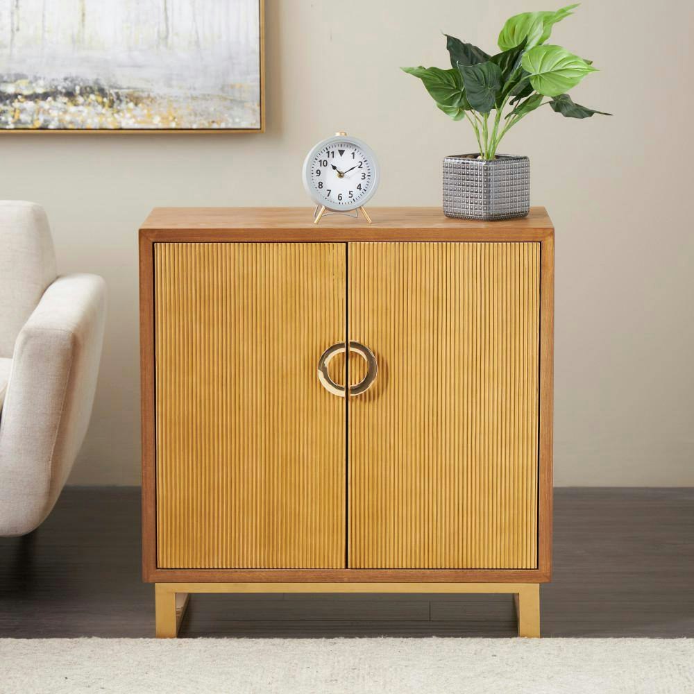 32-Inch 2-Door Geometric Wood Cabinet: $545.50 32-Inch 2-Door Geometric Wood Cabinet: $545.50