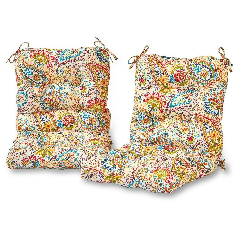 Kensington Garden 21x21-inch Outdoor Seat and Back Cushion 2-Piece Set: $121.99 Kensington Garden 21x21-inch Outdoor Seat and Back Cushion 2-Piece Set: $121.99