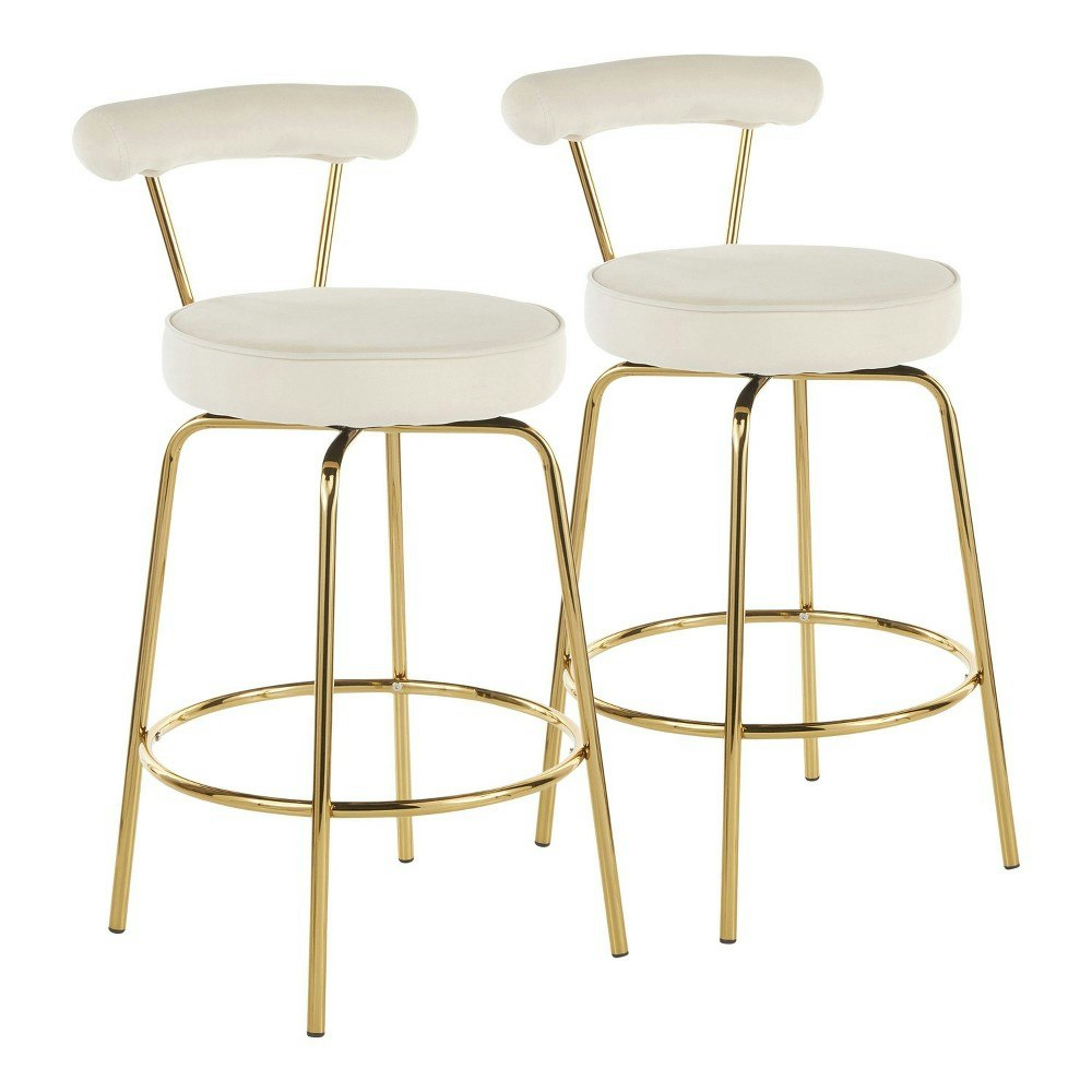 LumiSource Rhonda Glam Counter Height Barstool 2-Pack: $179.99 LumiSource Rhonda Glam Counter Height Barstool 2-Pack: $179.99