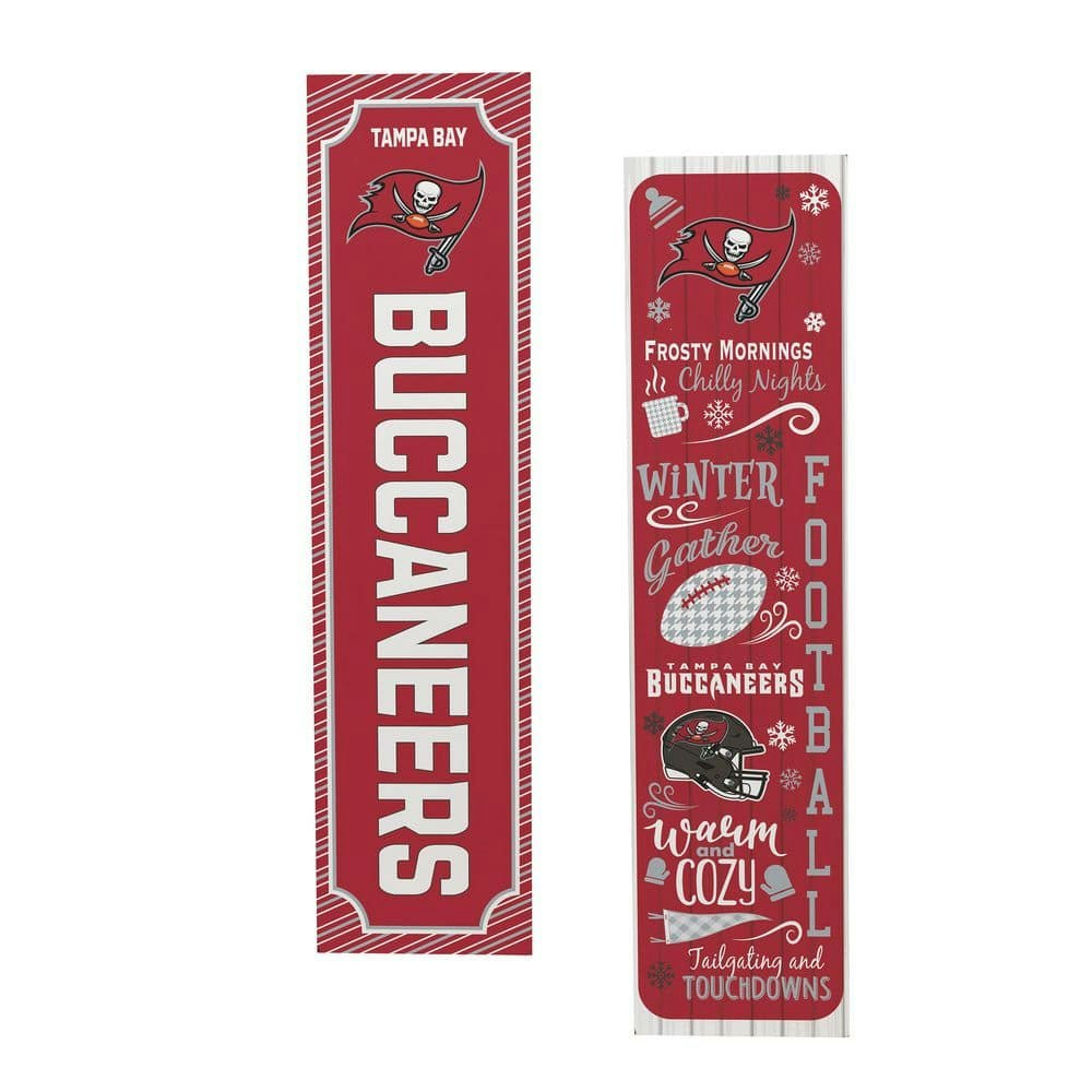 47-inch Tampa Bay Buccaneers Double-Sided Leaner Porch Sign: $70 47-inch Tampa Bay Buccaneers Double-Sided Leaner Porch Sign: $70