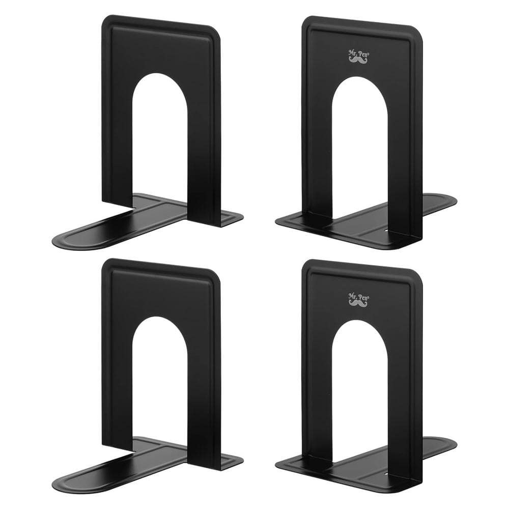 Heavy-Duty Metal Bookends 4-Pack: $89.39 Heavy-Duty Metal Bookends 4-Pack: $89.39