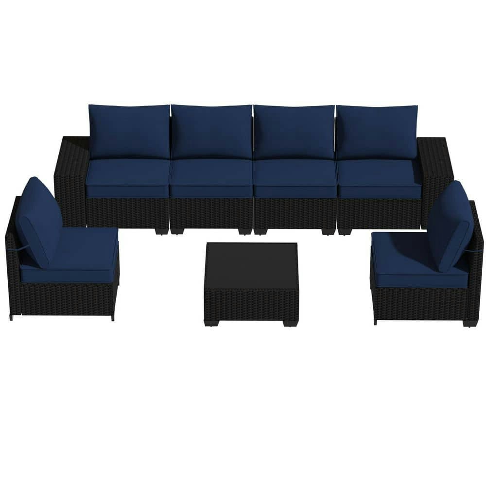 Outdoor Coffee 7-Piece Wicker Patio Conversation Set: $668.40 Outdoor Coffee 7-Piece Wicker Patio Conversation Set: $668.40