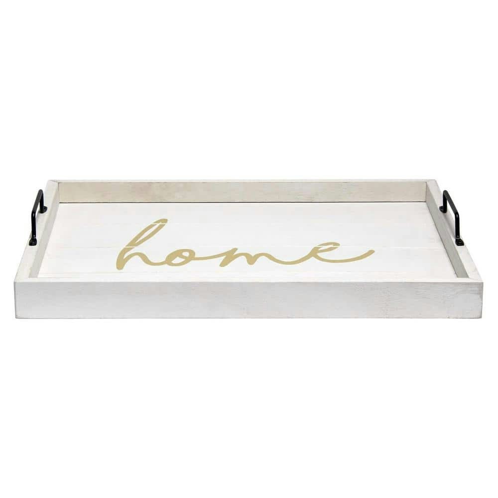 15.5" x 12" Decorative Wood Serving Tray with Handles: $89.39 15.5" x 12" Decorative Wood Serving Tray with Handles: $89.39