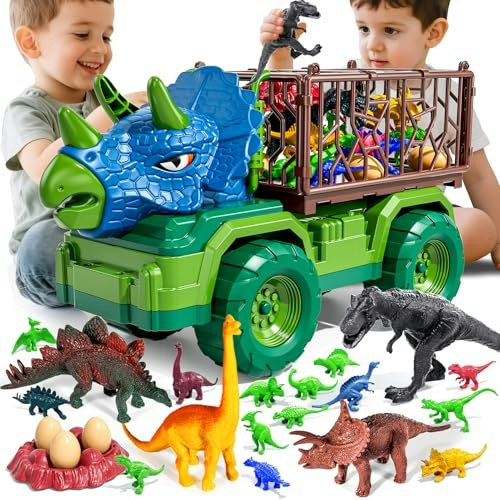 Guminnara 22-in-1 Dinosaur Carrier Truck with 18 Figures and 3 Eggs: $24.29 Guminnara 22-in-1 Dinosaur Carrier Truck with 18 Figures and 3 Eggs: $24.29