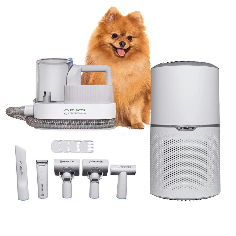Air Purifier and Pet Grooming Set: $355.03